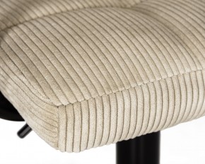 Стул барный DOBRIN KRUGER ARM BLACK, бежевый вельвет (LAR-E2041-04) в Лабытнанги - labytnangi.ok-mebel.com | фото 7