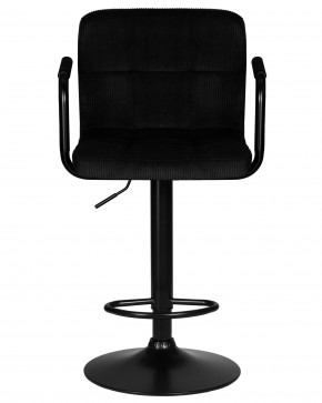 Стул барный DOBRIN KRUGER ARM BLACK, черный вельвет (LAR-E2041-52) в Лабытнанги - labytnangi.ok-mebel.com | фото 6
