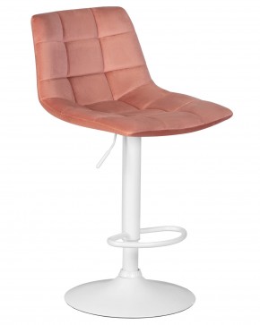 Стул барный DOBRIN TAILOR WHITE, пудрово-розовый велюр (MJ9-32) в Лабытнанги - labytnangi.ok-mebel.com | фото 2