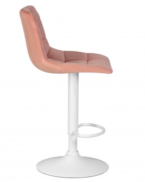 Стул барный DOBRIN TAILOR WHITE, пудрово-розовый велюр (MJ9-32) в Лабытнанги - labytnangi.ok-mebel.com | фото 3