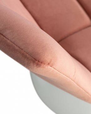 Стул барный DOBRIN TAILOR WHITE, пудрово-розовый велюр (MJ9-32) в Лабытнанги - labytnangi.ok-mebel.com | фото 7