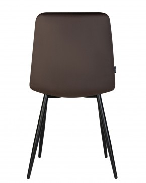 Стул обеденный DOBRIN CHILLY, Эспрессо Holland 74, основание черное в Лабытнанги - labytnangi.ok-mebel.com | фото 6