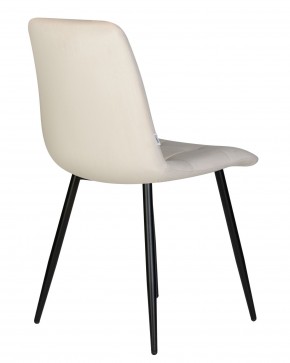 Стул обеденный DOBRIN CHILLY, Кремовый Holland 05, основание черное в Лабытнанги - labytnangi.ok-mebel.com | фото 5