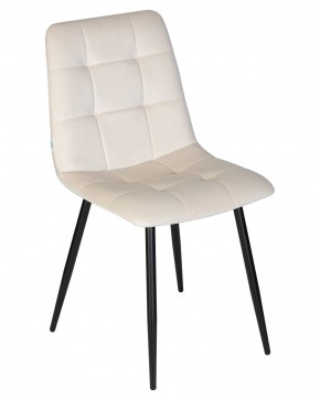Стул обеденный DOBRIN CHILLY, Кремовый Holland 05, основание черное в Лабытнанги - labytnangi.ok-mebel.com | фото 8