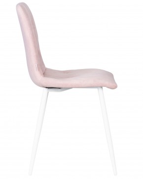 Стул обеденный DOBRIN CHILLY ROMBO, Розовый Simple 03, основание белый в Лабытнанги - labytnangi.ok-mebel.com | фото 3