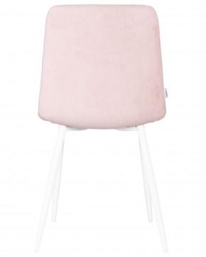 Стул обеденный DOBRIN CHILLY ROMBO, Розовый Simple 03, основание белый в Лабытнанги - labytnangi.ok-mebel.com | фото 5