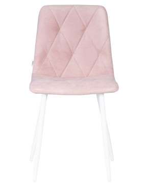 Стул обеденный DOBRIN CHILLY ROMBO, Розовый Simple 03, основание белый в Лабытнанги - labytnangi.ok-mebel.com | фото 6