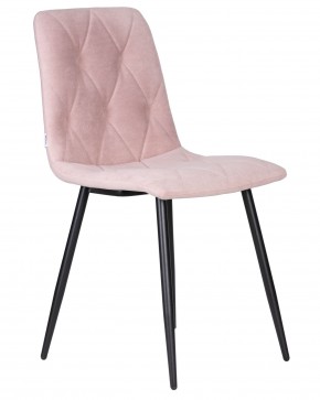 Стул обеденный DOBRIN CHILLY ROMBO, Розовый Simple 03, основание черное в Лабытнанги - labytnangi.ok-mebel.com | фото 2