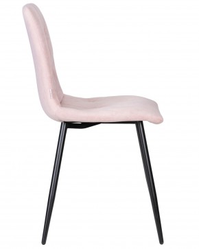 Стул обеденный DOBRIN CHILLY ROMBO, Розовый Simple 03, основание черное в Лабытнанги - labytnangi.ok-mebel.com | фото 3
