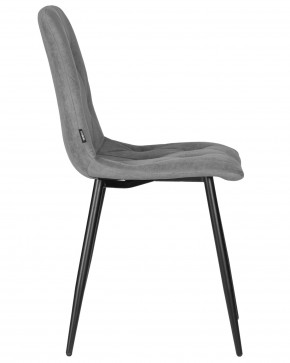 Стул обеденный DOBRIN CHILLY ROMBO, Серый Simple 33, основание черное в Лабытнанги - labytnangi.ok-mebel.com | фото 3