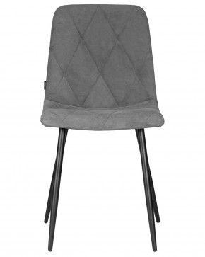 Стул обеденный DOBRIN CHILLY ROMBO, Серый Simple 33, основание черное в Лабытнанги - labytnangi.ok-mebel.com | фото 6