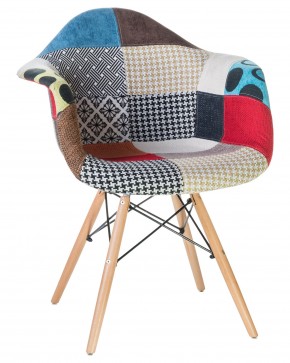 Стул обеденный DOBRIN DAW PATCHWORK, цвет сиденья мозаика в Лабытнанги - labytnangi.ok-mebel.com | фото
