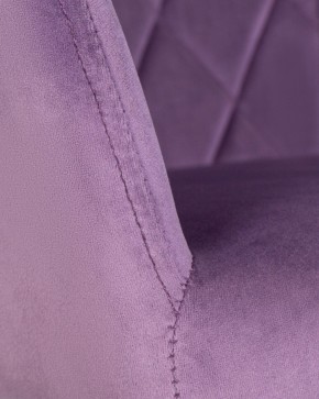 Стул обеденный DOBRIN ROBERT, черные матовые ножки, велюр V108-45 Темно-фиолетовый в Лабытнанги - labytnangi.ok-mebel.com | фото 7