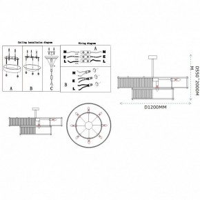 Светильник на штанге Imperiumloft RH Marais Round Chandelier 40,2668 в Лабытнанги - labytnangi.ok-mebel.com | фото 11