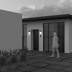 Светильник на штанге Maytoni Clyde O493WL-01B в Лабытнанги - labytnangi.ok-mebel.com | фото 4