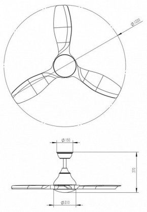 Светильник с вентилятором Sonex VIVA LED 7702/24L в Лабытнанги - labytnangi.ok-mebel.com | фото 5