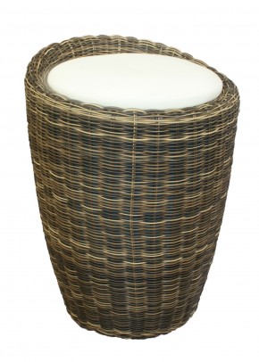Табурет с местом для хранения LM-1100Rattan, кремовый в Лабытнанги - labytnangi.ok-mebel.com | фото