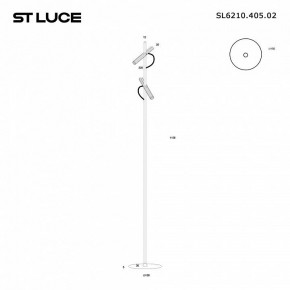 Торшер ST-Luce LILT SL6210.405.02 в Лабытнанги - labytnangi.ok-mebel.com | фото 2