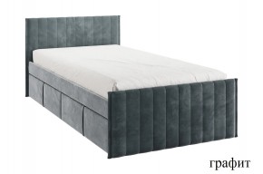 ТВИКС Кровать с ящиками 900 (графит) в Лабытнанги - labytnangi.ok-mebel.com | фото