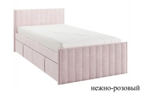 ТВИКС Кровать с ящиками 900 (нежно-розовый) в Лабытнанги - labytnangi.ok-mebel.com | фото