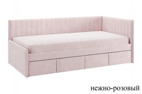 ТВИКС Кровать (тахта) с ящиками 900 (нежно-розовый) в Лабытнанги - labytnangi.ok-mebel.com | фото