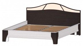 ВЕРОНА Кровать 1600 с основанием (Венге/Анкор светлый) в Лабытнанги - labytnangi.ok-mebel.com | фото