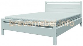 ВЕРОНИКА-1 Кровать из массива 900 (Белый Античный) в Лабытнанги - labytnangi.ok-mebel.com | фото