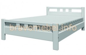 ВЕРОНИКА-2 Кровать из массива 900 (Белый античный) в Лабытнанги - labytnangi.ok-mebel.com | фото