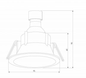 Встраиваемый светильник Elektrostandard Side 25059/01 в Лабытнанги - labytnangi.ok-mebel.com | фото 6