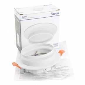 Встраиваемый светильник Feron DL502 51089 в Лабытнанги - labytnangi.ok-mebel.com | фото 9