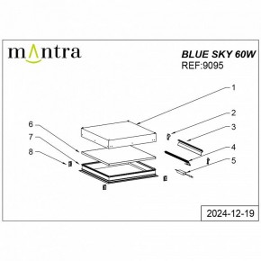 Встраиваемый светильник Mantra Blue Sky 9095 в Лабытнанги - labytnangi.ok-mebel.com | фото 5