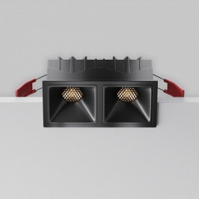 Встраиваемый светильник Maytoni Alfa LED DL043-02-10W3K-SQ-B-1 в Лабытнанги - labytnangi.ok-mebel.com | фото 2