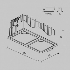 Встраиваемый светильник Maytoni Alfa LED DL043-02-10W3K-SQ-W-1 в Лабытнанги - labytnangi.ok-mebel.com | фото 10
