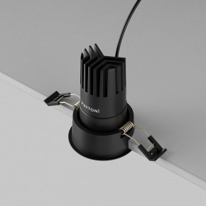 Встраиваемый светильник Maytoni Dip DL116-10W-2.7K-B в Лабытнанги - labytnangi.ok-mebel.com | фото 6