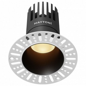Встраиваемый светильник Maytoni Dip DL122-15W-2.7K-TRS-B в Лабытнанги - labytnangi.ok-mebel.com | фото