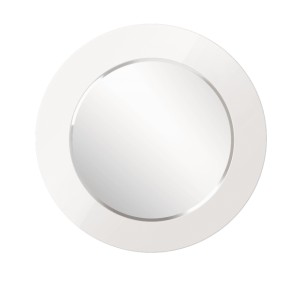 Зеркало круглое белый (РМ/02) в Лабытнанги - labytnangi.ok-mebel.com | фото 1