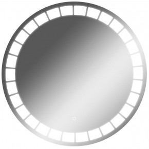 Зеркало Маскат 700х700 с подсветкой Домино (GL7057Z) в Лабытнанги - labytnangi.ok-mebel.com | фото 1