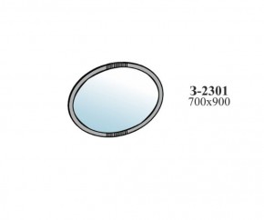 Зеркало ШЕР Дуб серый (З-2301) в Лабытнанги - labytnangi.ok-mebel.com | фото